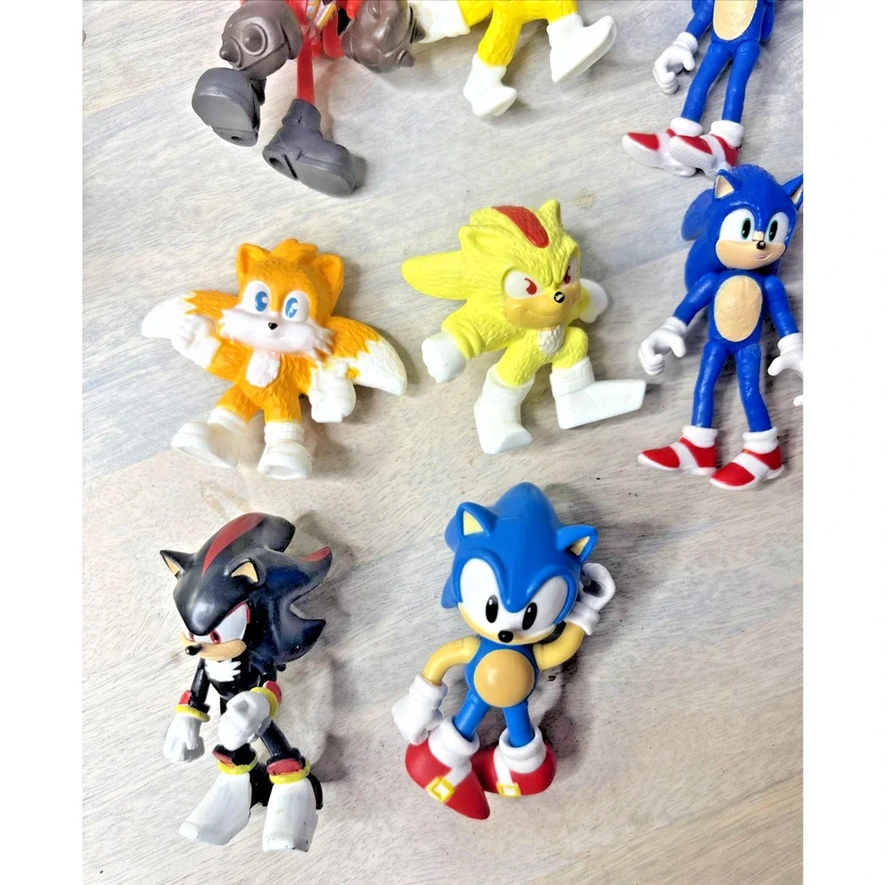 Sonic The Hedgehog Figure Lot of 8 Jakks Pacific Shadow Tails